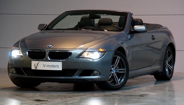 Left hand drive BMW 6 SERIES 635D CABRIOLET